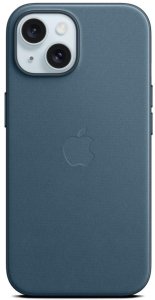 Apple Feingewebe Case mit MagSafe [für iPhone 15] pazifikblau – Refurbished – Produktansicht