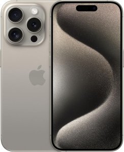 Apple iPhone 15 Pro 256GB titan natur – Refurbished – Produktansicht