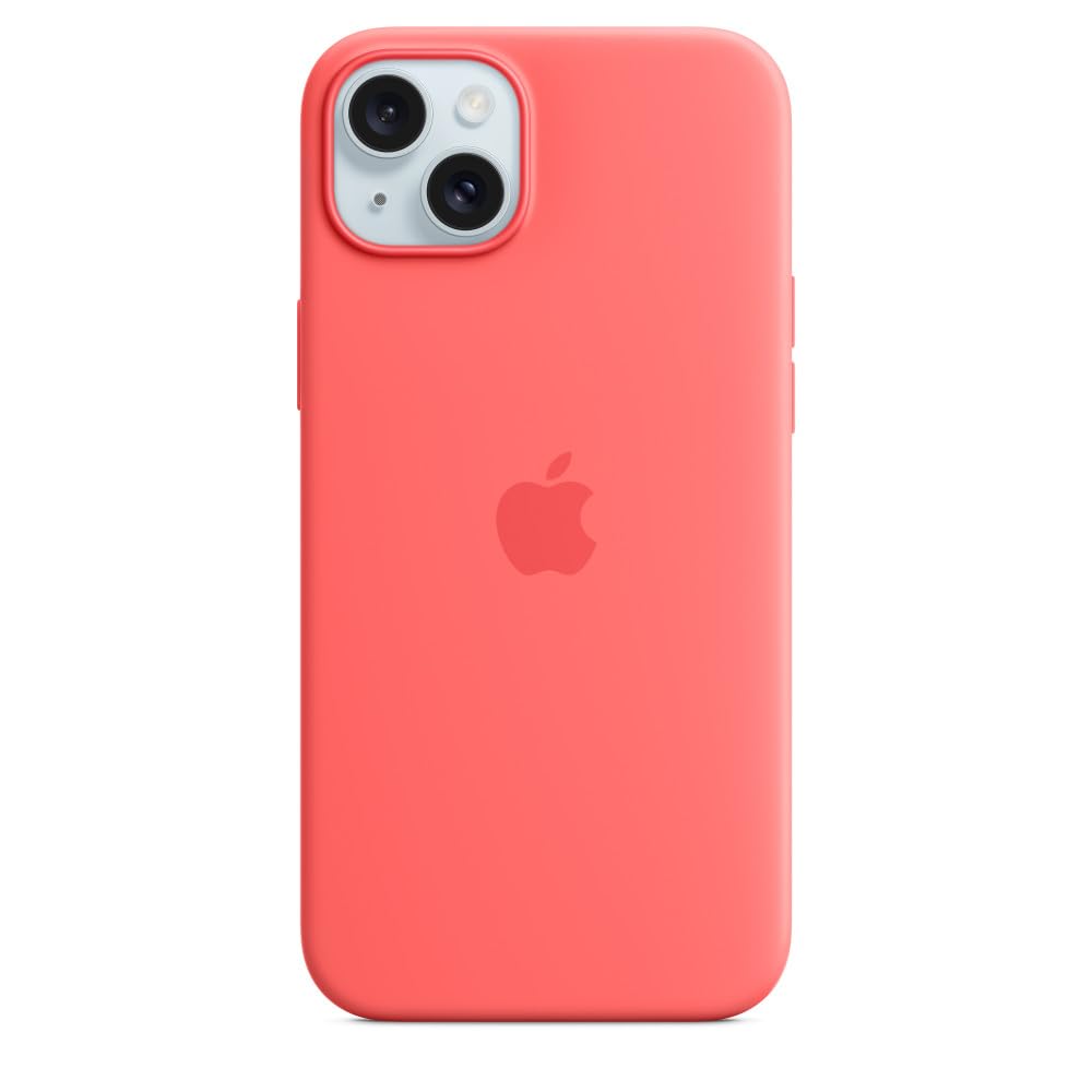 Apple Silikon Case mit MagSafe [für iPhone 15 Plus] guave – Refurbished – Produktansicht