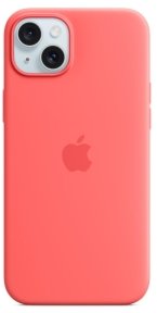 Apple Silikon Case mit MagSafe [für iPhone 15 Plus] guave – Refurbished – Produktansicht
