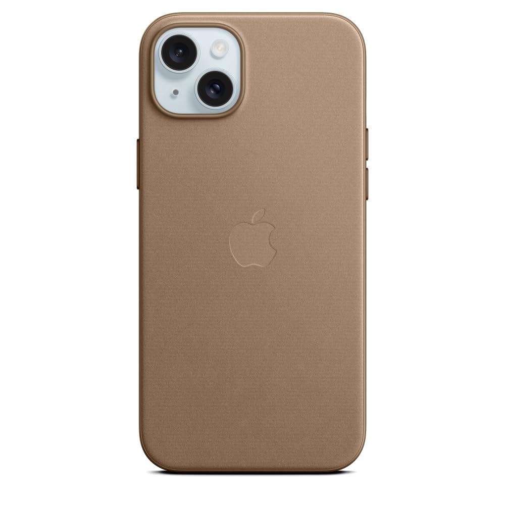 Apple Feingewebe Case mit MagSafe [für iPhone 15 Plus] taupe – Produktansicht