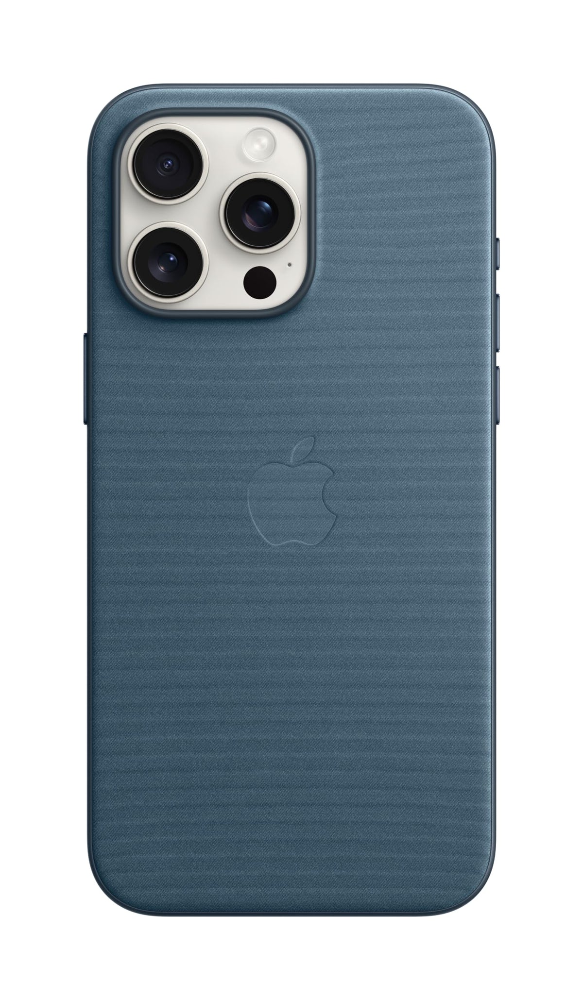 Apple Feingewebe Case mit MagSafe [für iPhone 15 Pro Max] pazifikblau – Refurbished – Produktansicht