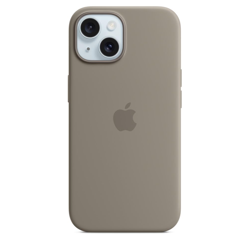 Apple Silikon Case mit MagSafe [für iPhone 15] tonbraun – Refurbished – Produktansicht