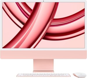 Apple iMac (Mid 2023) [24", Apple M3 8 Core CPU, 8GB RAM, 512GB SSD, Apple 10 Core, macOS] rosè – Refurbished – Produktansicht
