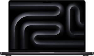 Apple MacBook Pro (2023) [14,2", Apple M3 Pro 12 Core, 18GB RAM, 1TB SSD, Apple 18 Core, macOS] space black – Refurbished – Produktansicht