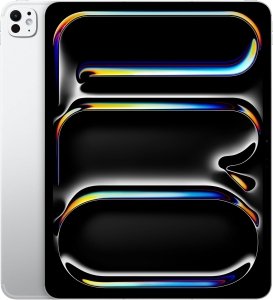 Apple iPad Pro (2024) 1TB [13'', WiFi + Cellular, Nanotexturglas] silber – Refurbished – Produktansicht