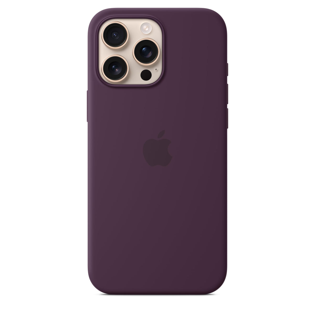 Apple Silikon Case mit MagSafe [für iPhone 16 Pro Max] pflaume – Refurbished – Produktansicht