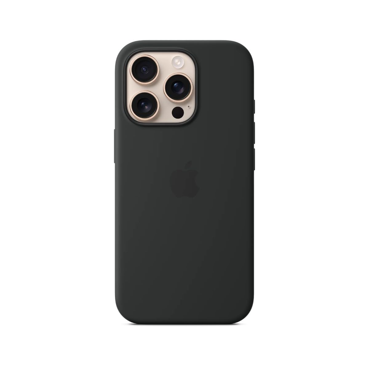 Apple Silikon Case mit MagSafe [für iPhone 16 Pro] schwarz – Refurbished – Produktansicht