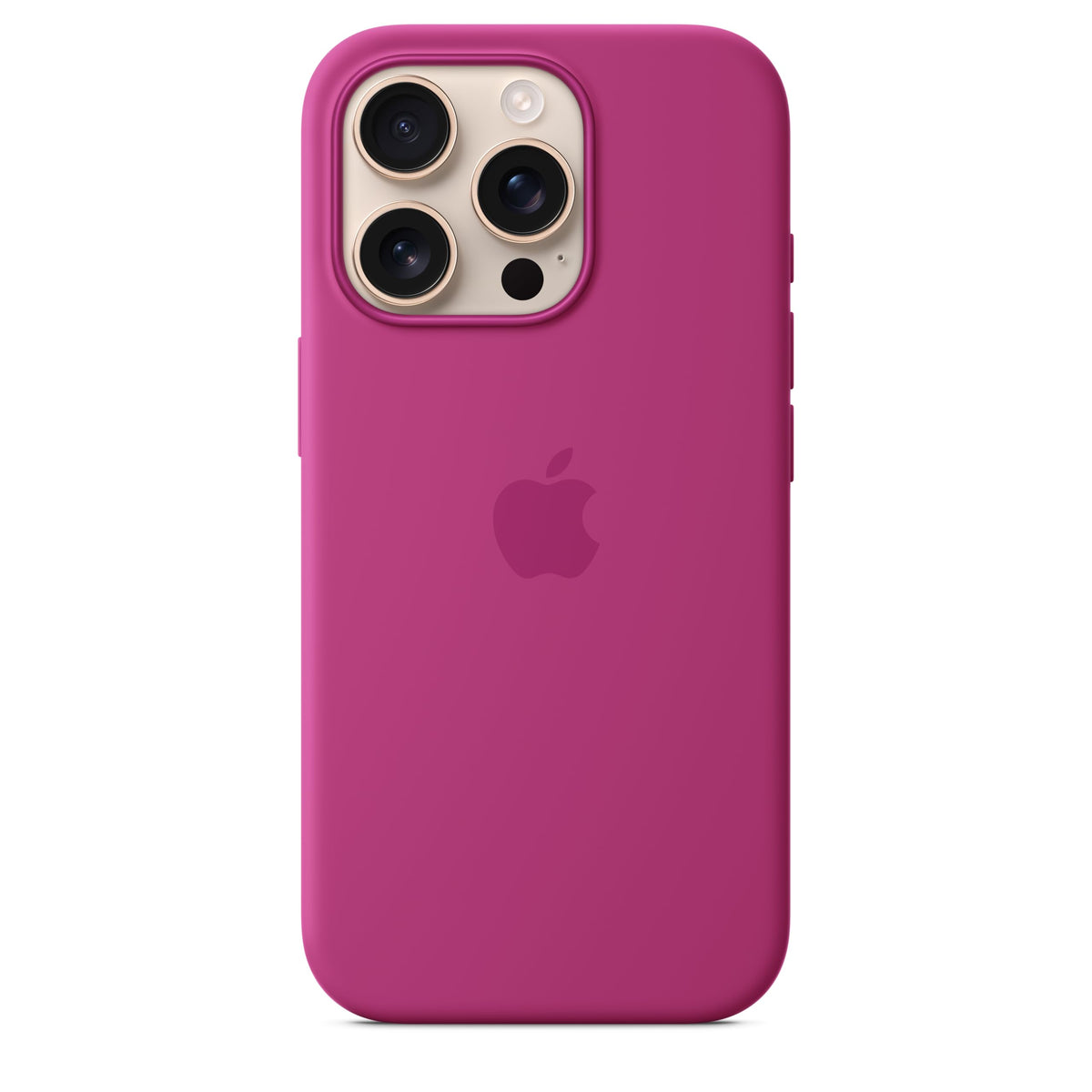 Apple Silikon Case mit MagSafe [für iPhone 16 Pro] fuchsia – Refurbished – Produktansicht