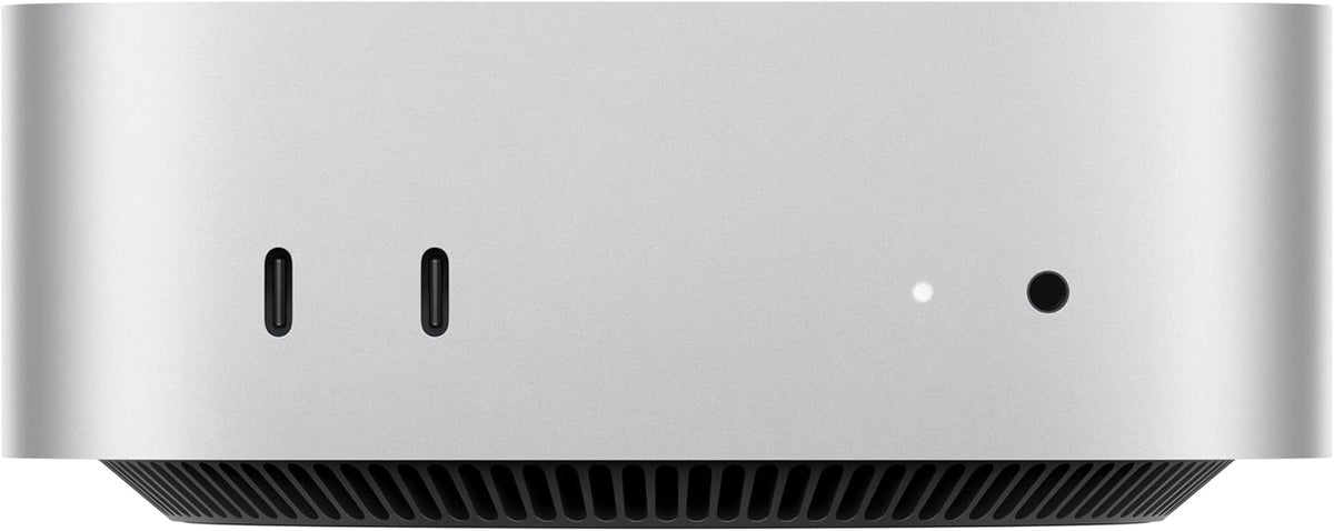 Apple Mac mini (2024) [Apple M4 Pro 12 Core, 24GB RAM, 512GB SSD, Apple 16 Core, macOS] silber – Produktansicht