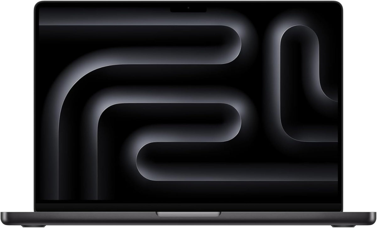 Apple MacBook Pro (2024) [14,2", Apple M4 Pro 12 Core, 24GB RAM, 512GB SSD, Apple 16 Core, macOS] space black – Produktansicht