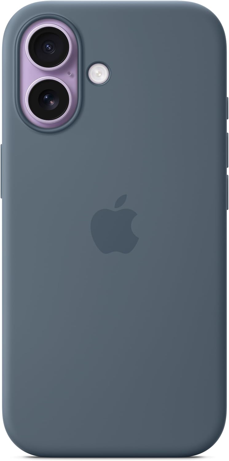 Apple iPhone 17 Silikon Case mit MagSafe maritimblau – Produktansicht