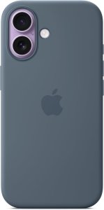 Apple iPhone 17 Silikon Case mit MagSafe maritimblau – Refurbished – Produktansicht