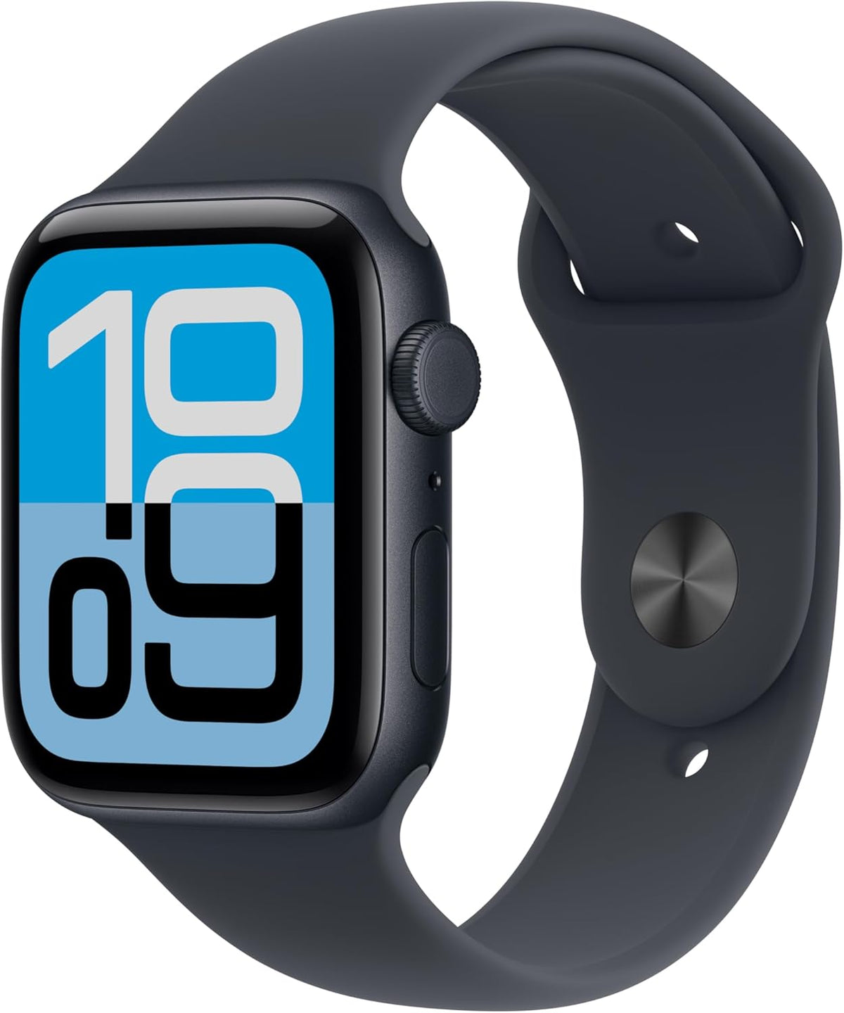 Apple Watch SE 3 (2025) [GPS + Cellular, inkl. Sportarmband M/L mitternacht] 44mm Aluminiumgehäuse mitternacht – Refurbished – Produktansicht