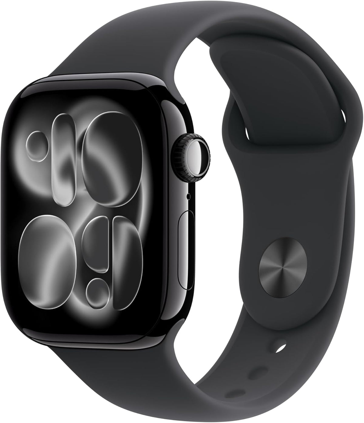 Apple Watch Series 11 [GPS, inkl. Sportarmband S/M schwarz] 42mm Aluminiumgehäuse schwarz – Refurbished – Produktansicht