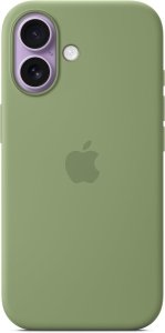 Apple iPhone 17 Silikon Case mit MagSafe hellmoosgrün – Refurbished – Produktansicht