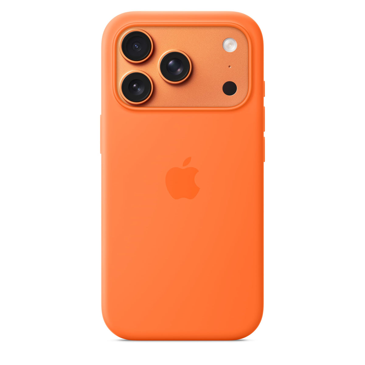 Apple iPhone 17 Pro Silikon Case mit MagSafe - Orange – Refurbished – Produktansicht