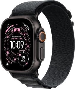 Apple Watch Ultra 3 [GPS + Cellular, inkl. Alpine Loop M schwarz] 49mm Titangehäuse schwarz – Refurbished – Produktansicht