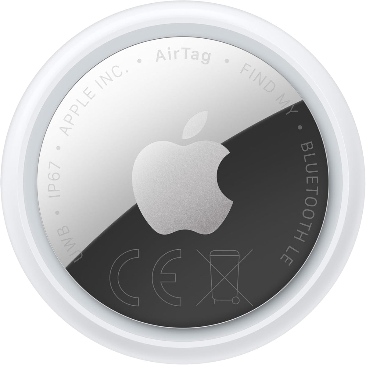Apple AirTag 2.Gen weiß/silber – Produktansicht