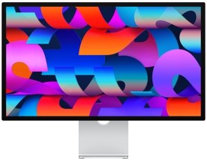 Apple Studio Display (2026) [Standardglas, neigungsverstellbar, 27'', 5.120x2.880 UHD+, IPS, 60Hz, Thunderbolt 5] silber – Refurbished – Produktansicht