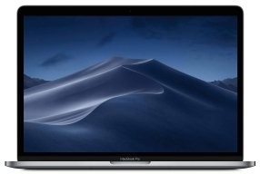 Apple MacBook Pro (2019) [13,3", Touch Bar, Intel Core i7 2,8GHz, 16GB RAM, 512GB SSD, Intel Iris Plus Graphics 655, Mac OS X] space gray – Refurbished – Produktansicht